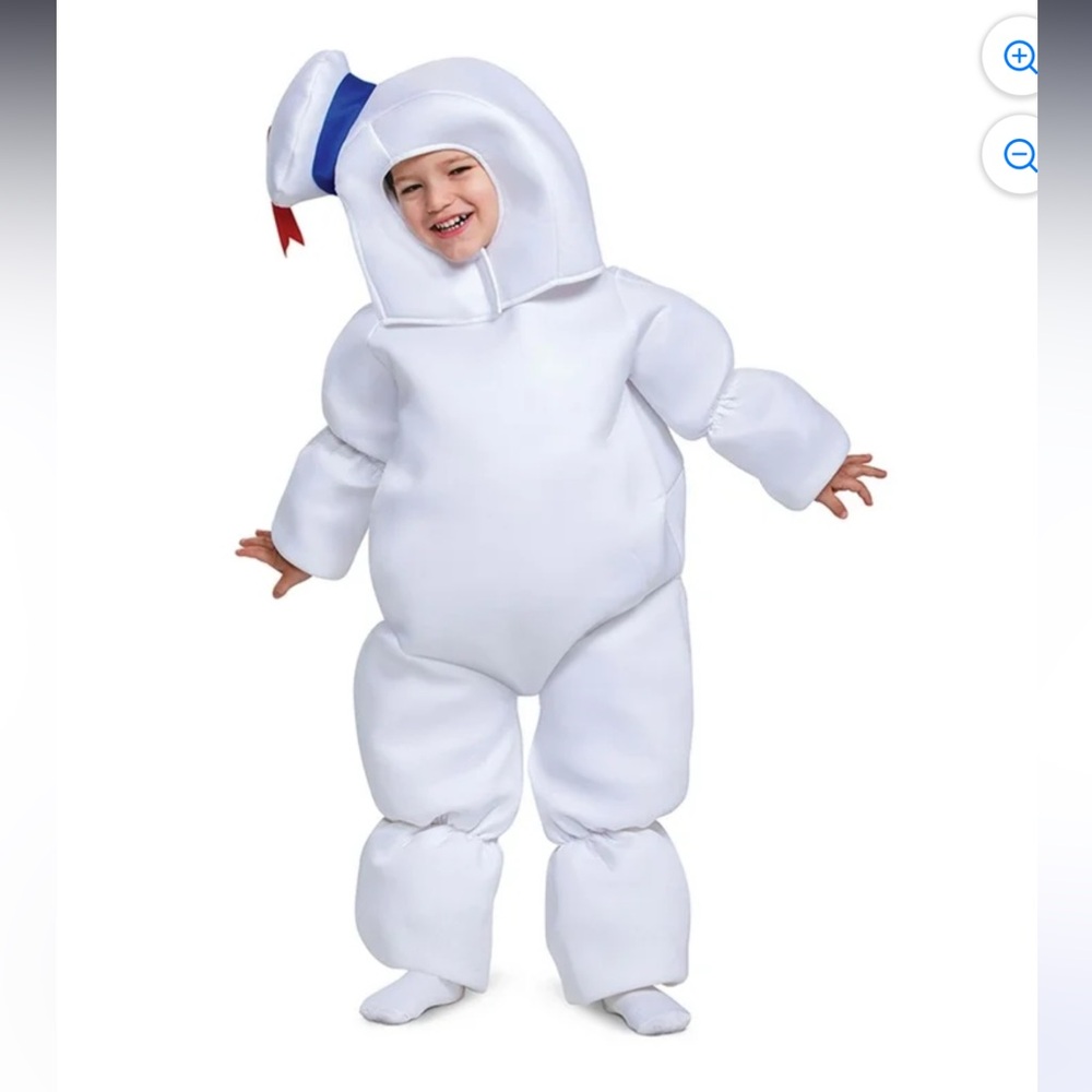 Adorable Ghost Busters Stay puft marshmallow costume for babies
